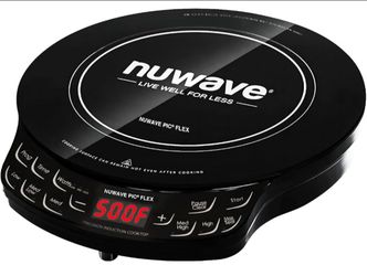 Nuwave Flex Precision Induction Cooktop, 10.25” Shatter-Proof Ceramic Glass