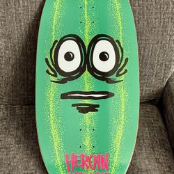RARE LTD Heroin Skateboards Watermelon 13.5” Symmetrical Egg Deck