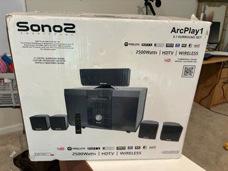 Sono 2 Arcplay 1 Surround Sound 5.1 Home Theater System 2500 Watts Wireless HDMI
