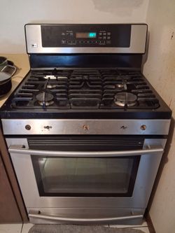 Used stainless steel stove