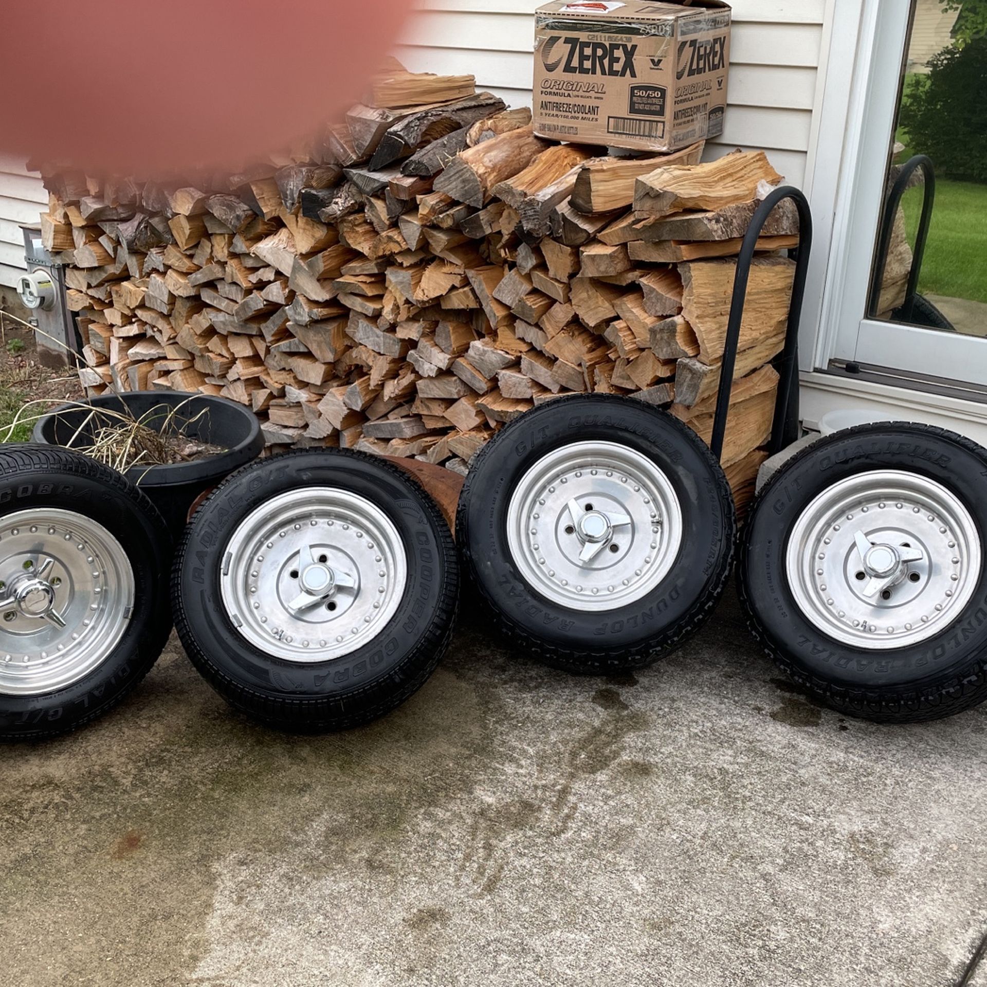 14” Vintage Centerline Wheels With Lug Nuts