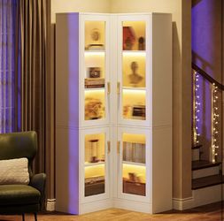 New in Box LED Bookshelf/Cabinet