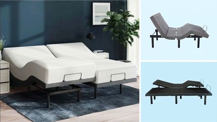 Sleep Number adjustable split king bed