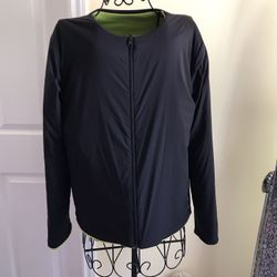 Alphatauri Reversible Jacket Black And Neon Green Size Med Unisex
