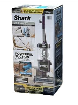 Shark Lift-Away ZD201 Powerfins Self-Cleaning Upright Vacuum, Eggplant