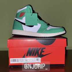 Nike Air Jordan Lucky Green 1’s  Size 10W (8.5 Men)