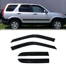 94459 Original Side Window Wind Deflector, 2002-2006 CRV, Dark Smoke Tint 