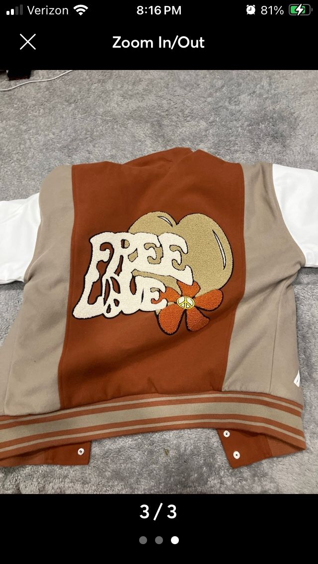 Free Love Varsity Jacket