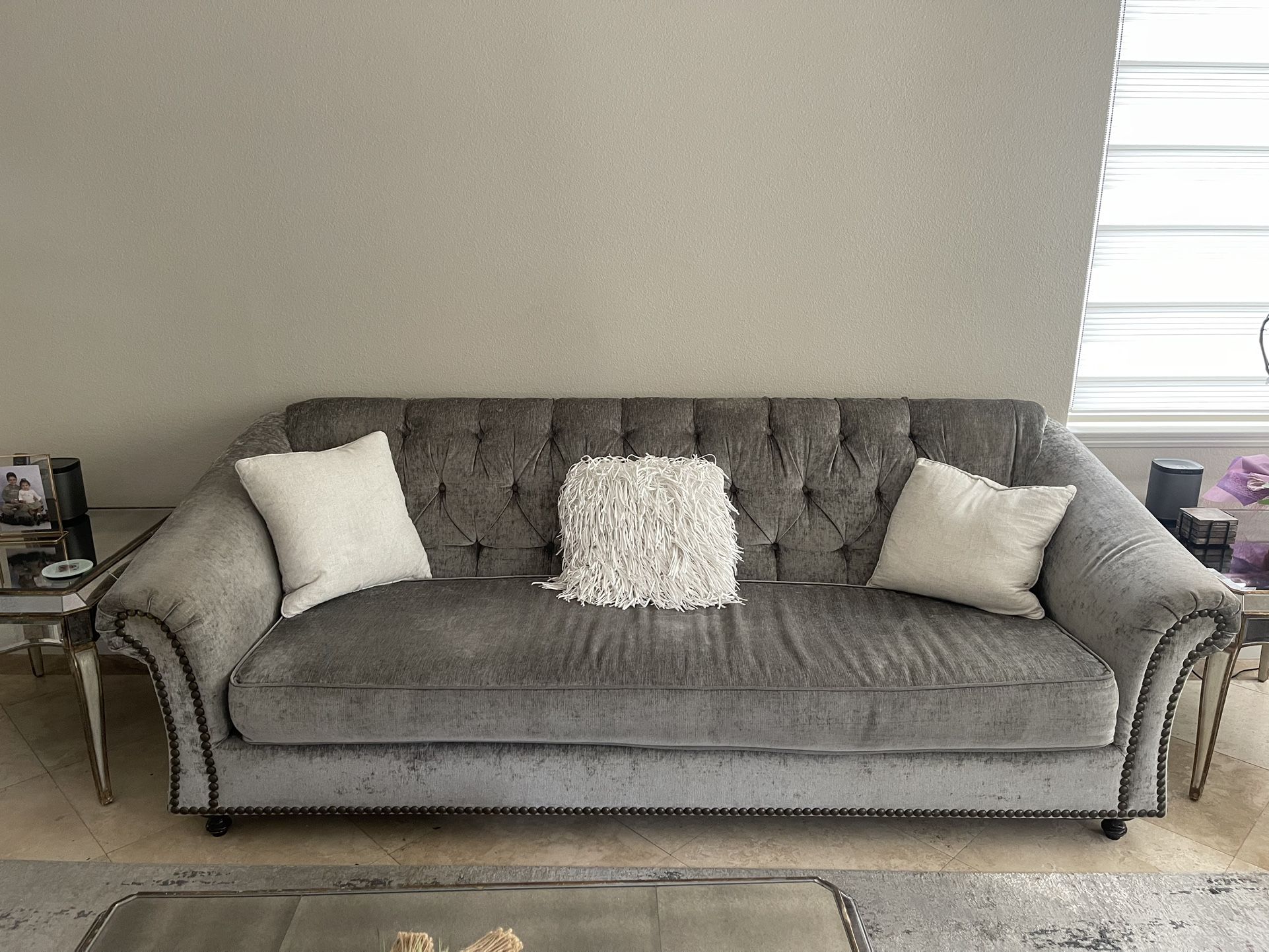 2 Beautiful 92” Sofas 