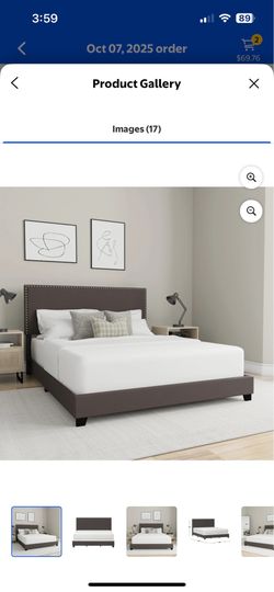 Queen size bed frame