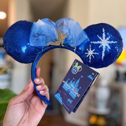 Disney Parks Minnie Ears Main Attraction Peter Pan’s Flight Tinker Bell Headband