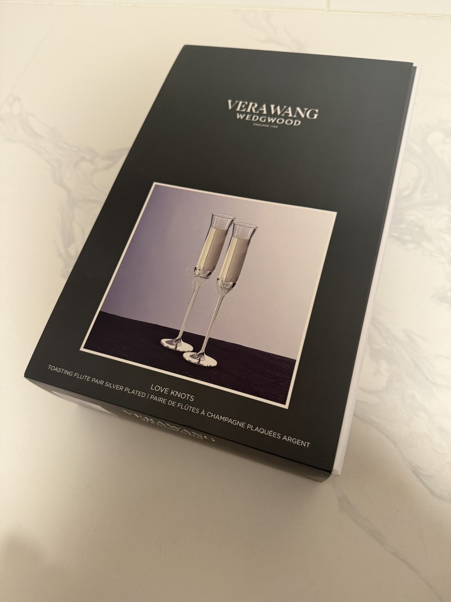 Wedding Gift Vera Wang Love Knots Flutes