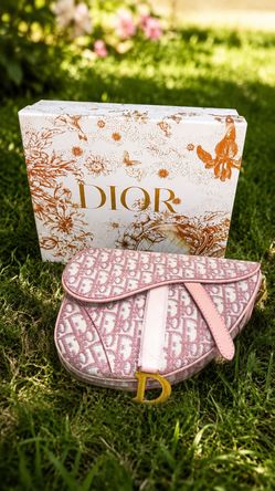 Woman’s Dior Pink Saddle Bag - Luxury Designer