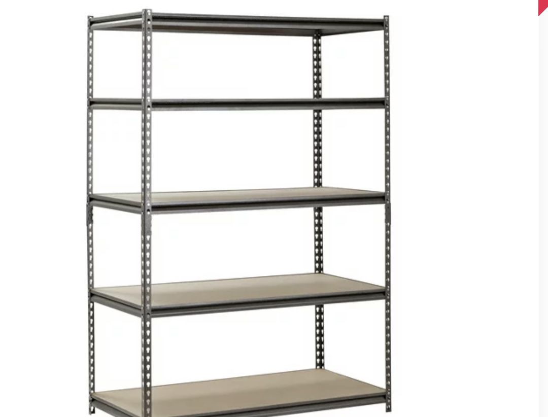 Steel Shelves, 5- Shelves Unit