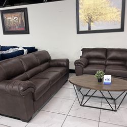 2pc Living Room Set 🤎 Brown Color 