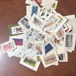 Vintage Postage Stamps Collection 