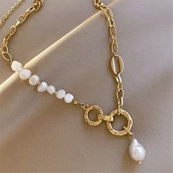 Baroque Natural Pearl Necklace 