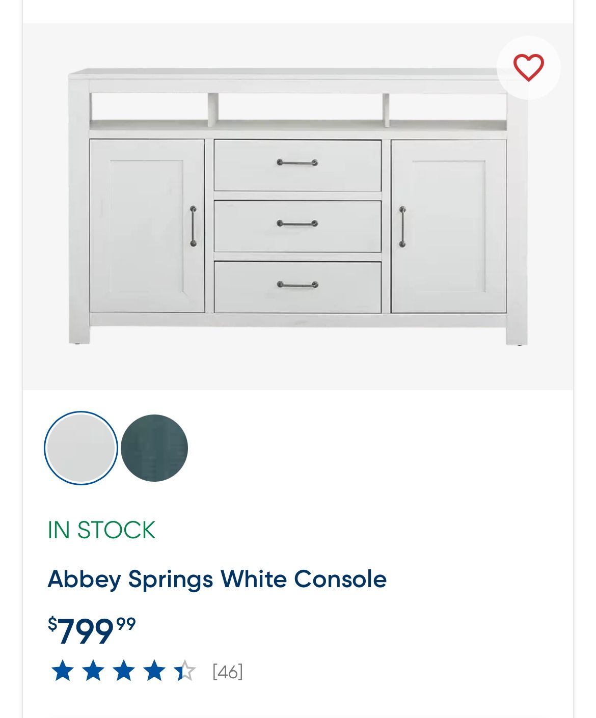 ABBY Springs TV console