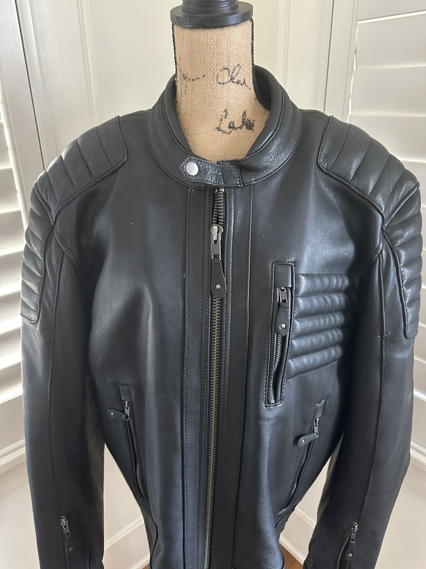 REDUCED! Leather Motorcycle Jacket