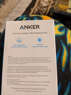 Anker apple USB 3x charger