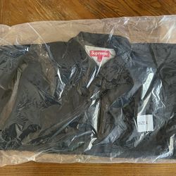 Supreme Old English Arc Coaches Jacket Black Size L