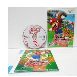 Nintendo Wii Mario Super Sluggers Complete Excellent Condition Works Perfectly 