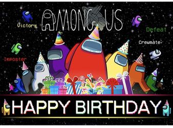 Among Us Birthday Supplies