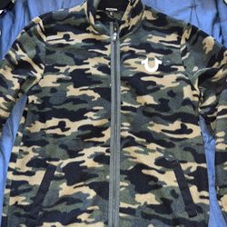 True Religion Fleece Jacket – Size Large – Light & Warm