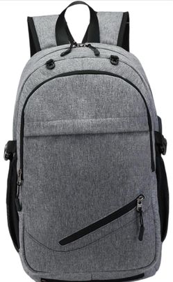 New Travel Laptop Backpack Includes Oxford Construction Basketball Storage Sport Daypack Waterproof Outdoor Rucksack Laptop Pocket Suitable for, Gray