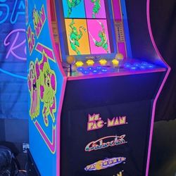 Retro Ms Pac Man Arcade1up Cabinet With Over 15,000 Video Games 