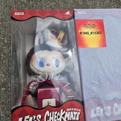 Big Size Pop Mart Labubu Let's Checkmate King Doll (Pick Up Only)