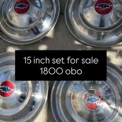 1948 Chevy 15 Inch Hubcaps
