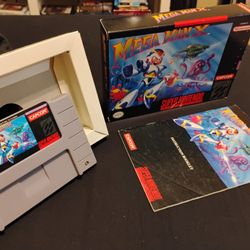 Megaman X - Super Nintendo - CIB (Complete In box) 