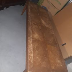 58" Wooden Coffee Table