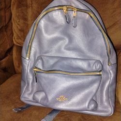 Coach Backpack Purse Leather