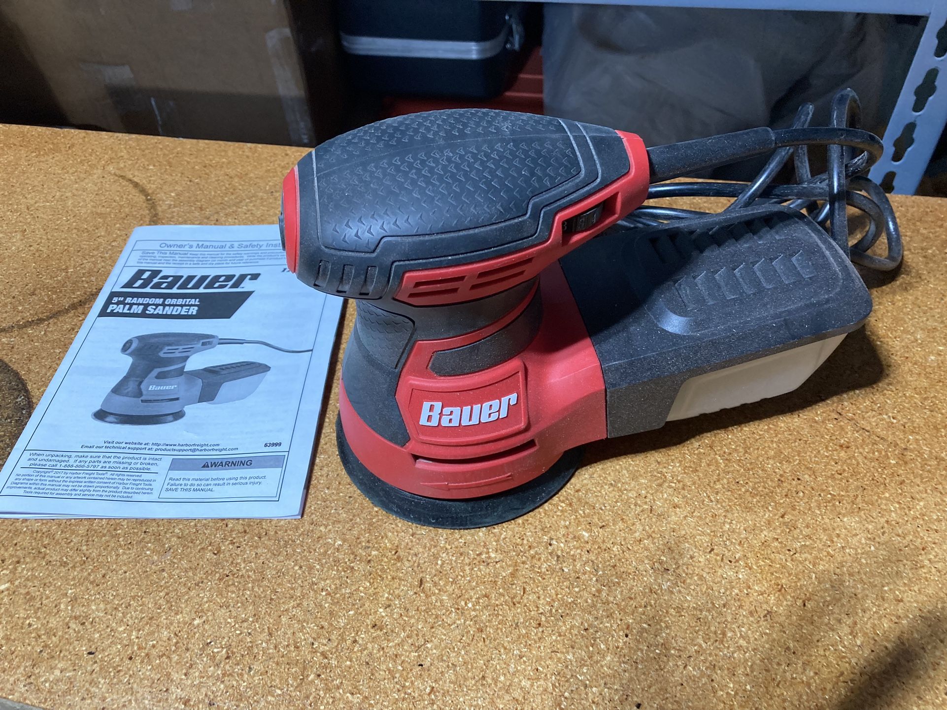 Bauer 2024 palm sander