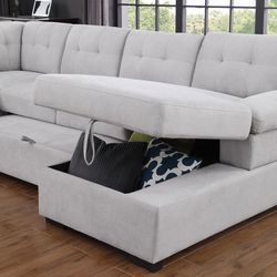 New Premium Large Sectional Sofa Bed, Sectional, Sectional Sofa With Pull Out Bed, Sectional Couch, Large Sofa Bed With Storage, Sleeper Sofa, Couch 