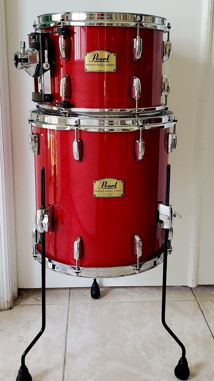 Pearl Drums 2 Toms 12 And 14