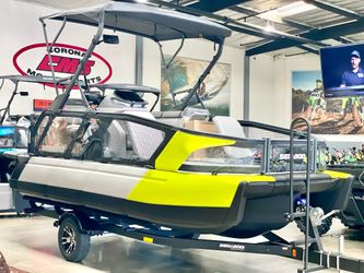2024 Sea-Doo Pontoon Boat Switch Sport 18 - 230 HP Yellow 