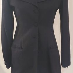 SIZE 4 WOMAN'S 2~PIECE "BLACK" SKIRT SUIT ..... SLIGHTLY WORN ..... $150.