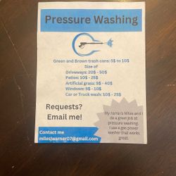 17 y.o. Pressure Washer To Serve His Community