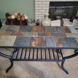 Ahkari Retangle Black Steal Ceramic Dining Table $200.00 Firm Price!  Pick Up Only! . Valued at $429.99. 