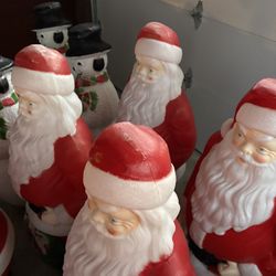 Vintage Empire Santa With Toys Blow Mold