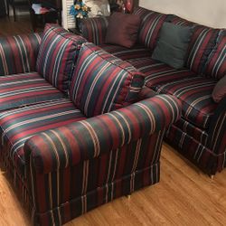 Living Room Furniture-couch And Loveseat.