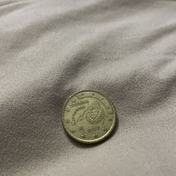 50 Cent Coin 1999 Espana Rare, Good Condition