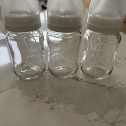 EVENFLO WIDE NECK GLASS BOTTLES 6oz