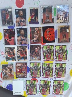 Michael Jordan Basketball Card Lot