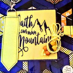 Faith Can Move Mountains Bible Cover