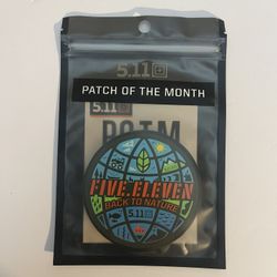 5.11 TACTICAL POTM MAY 2022 BACK TO NATURE "PATCH OF THE MONTH" LOGO PATCH RARE