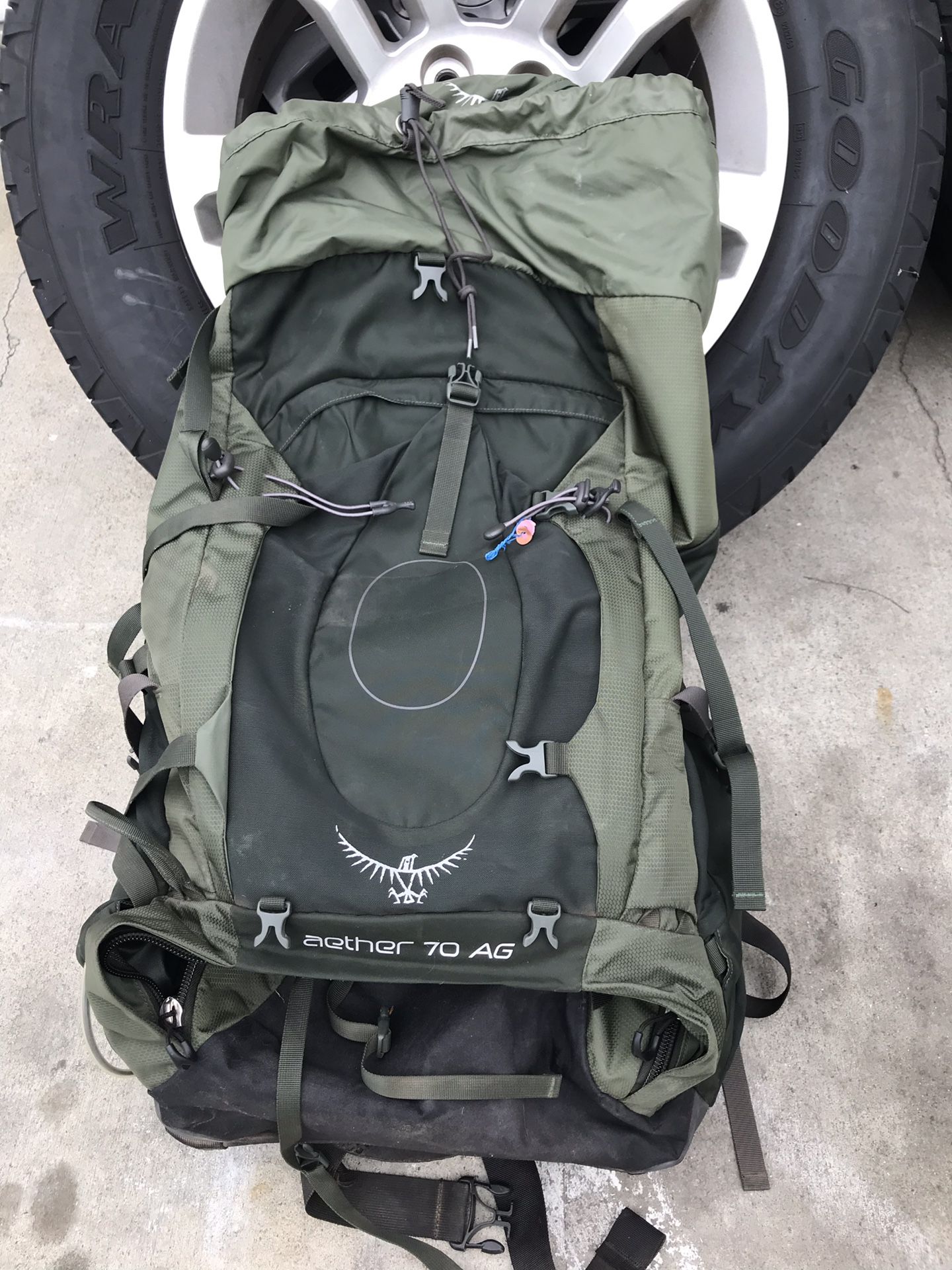 Osprey hiking backpack